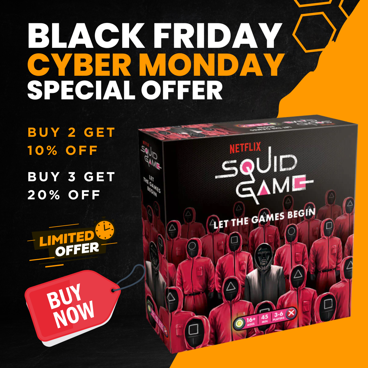 Netflix Squid Game Party Game