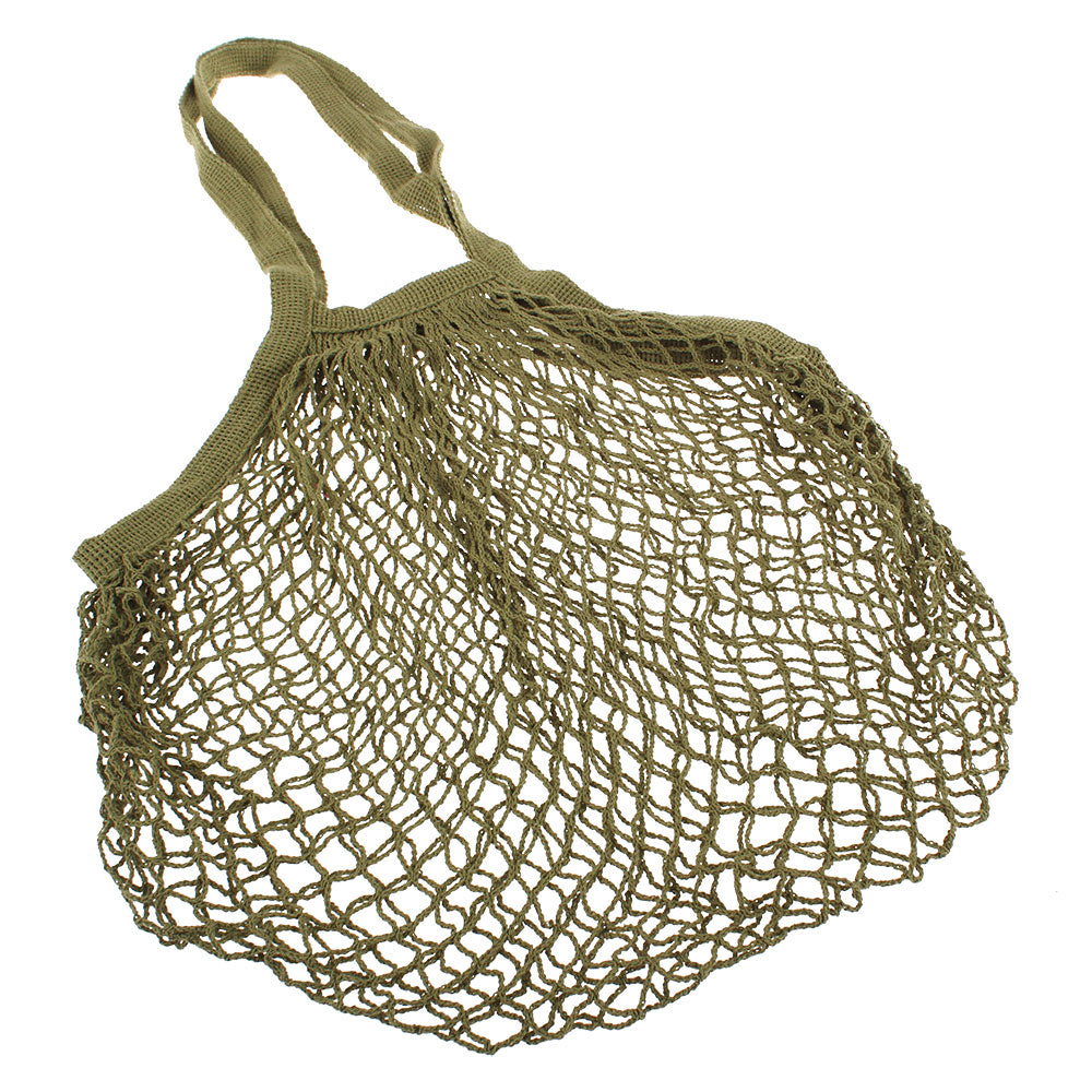 Sachi Cotton String Bag Long Handle