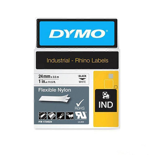 Dymo Industrial Rhino Labels 24mm (White)