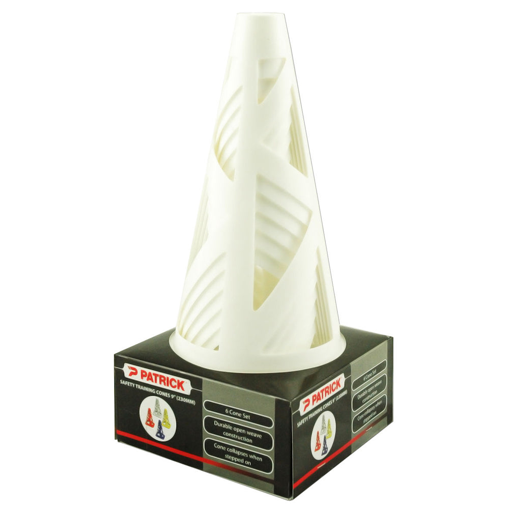 Patrick Safety Training Cones 23cm (White)