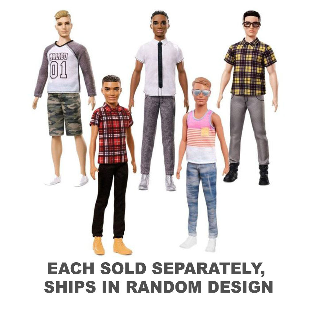 Barbie Ken Fashionistas Fashion Doll (1pc Random Style)