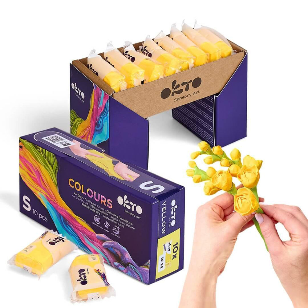 Sensory Art Air Clay Colours S 10pcs