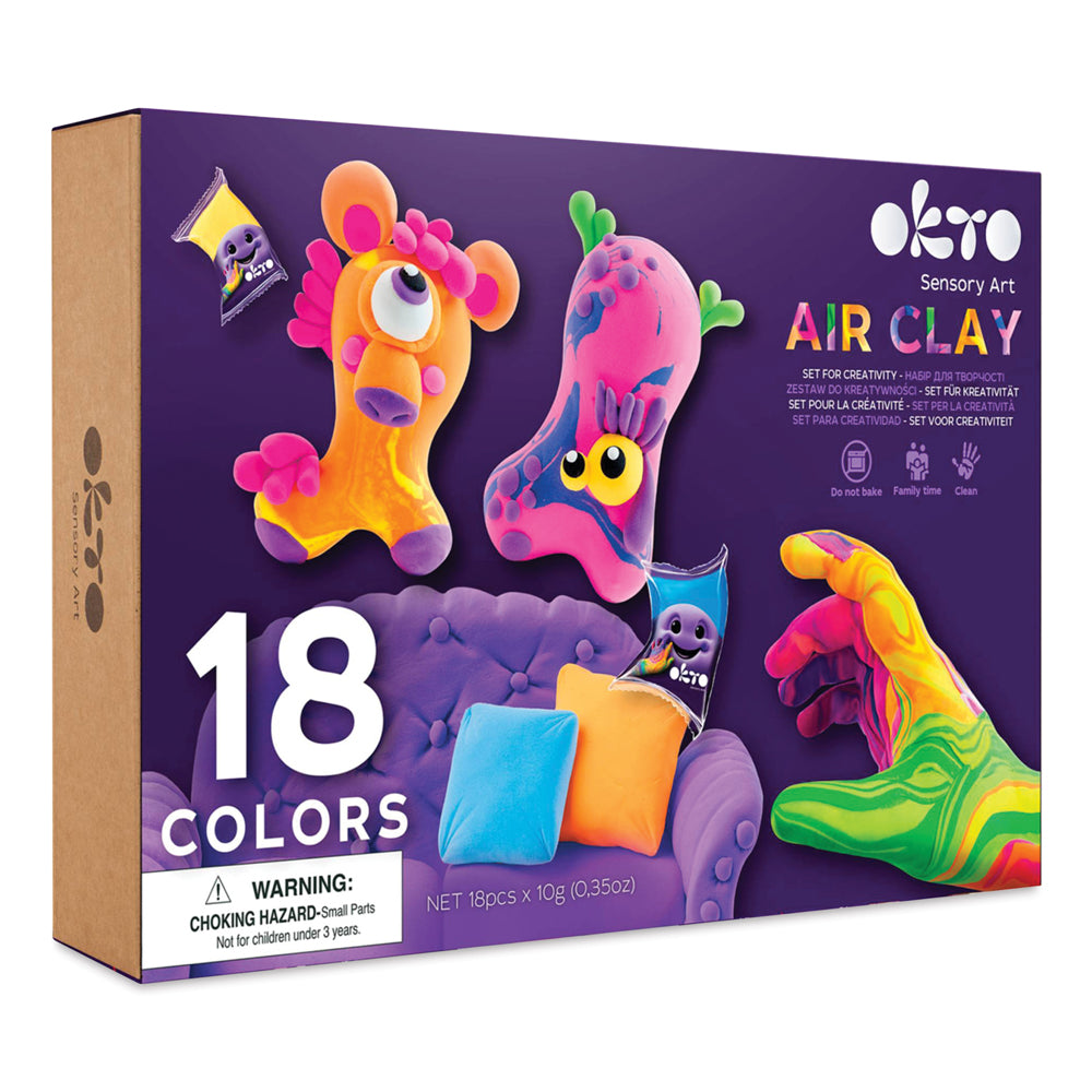 Sensory Art Colors Air Clay Creativity Set