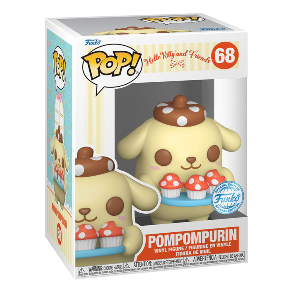 Hello Kitty Pompompurin with Tray US Exclusive Pop! Vinyl