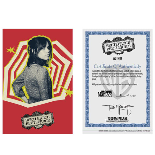 Beetlejuice Astrid Movie Maniacs 6" Figure