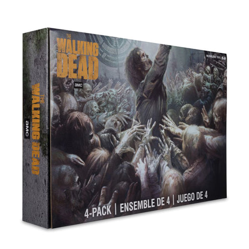 The Walking Dead Walkers Figure Set 4-Pack