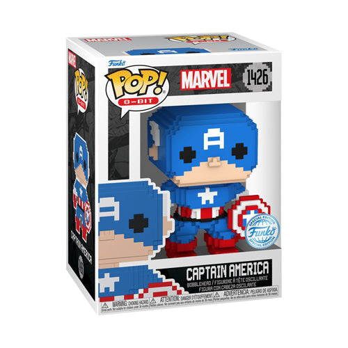Marvel: 8-Bit Captain America 8-Bit Pop!