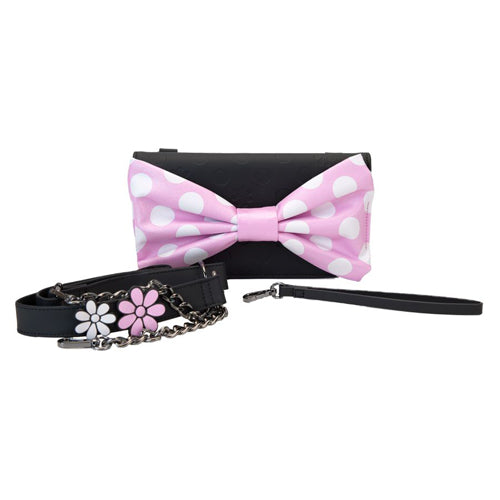 Disney Minnie Floral Rock the Dots Clutch Crossbody Bag