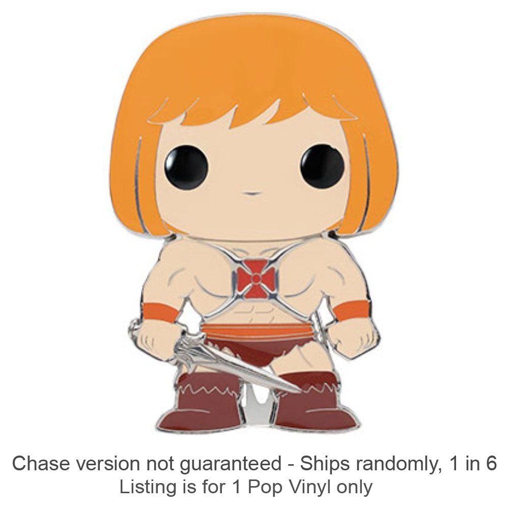 He-Man 4" Pop! Enamel Pin Chase Ships 1 in 6