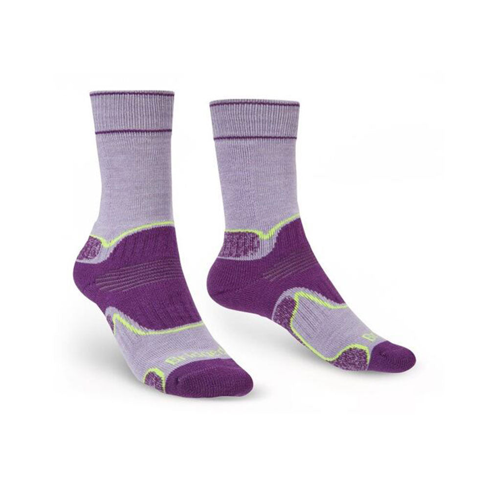 Women's Hike Midweight Performance Socks (Lilac)
