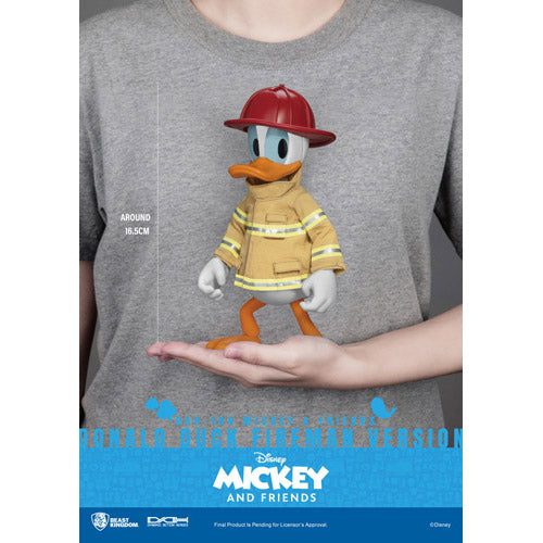 BK Dynamic Action Heroes Donald Duck Fireman Figure