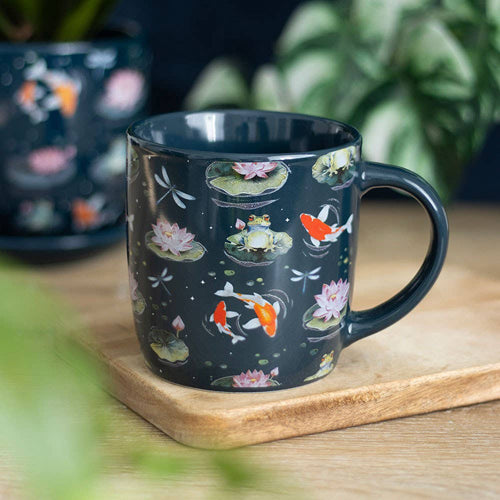 Pond Print Ceramic Mug