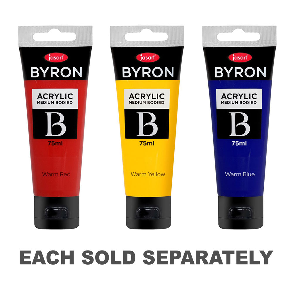 Jasart Byron Acrylic Paint 75mL (Warm)