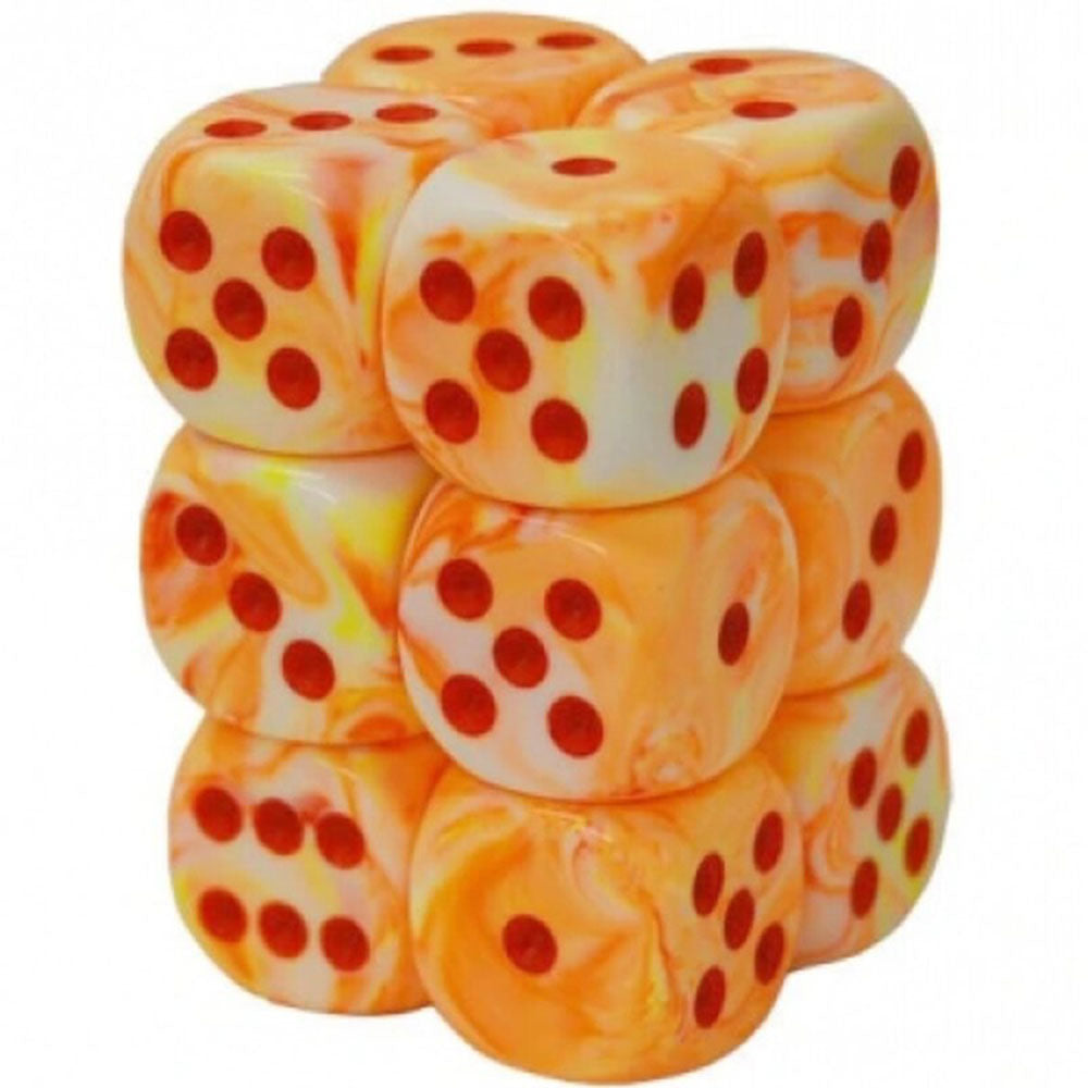 Festive Chessex 16mm D6 Dice Block