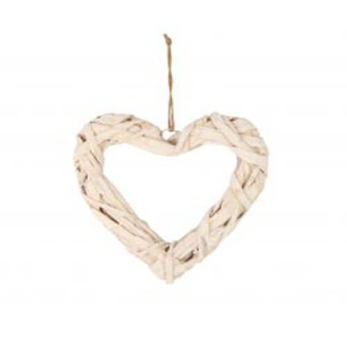 Duke Wrapped Rattan Heart Wall Decoration