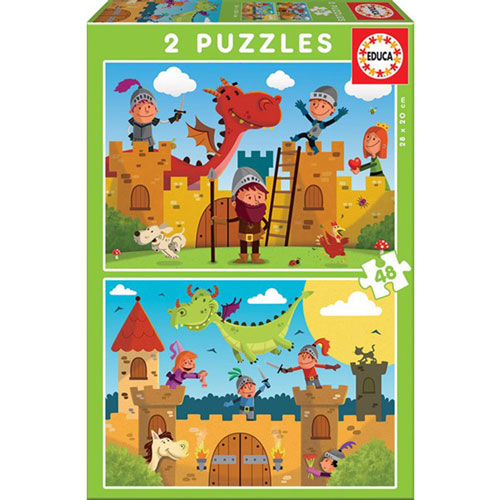 Educa Puzzle Collection 2 sets with 48pcs