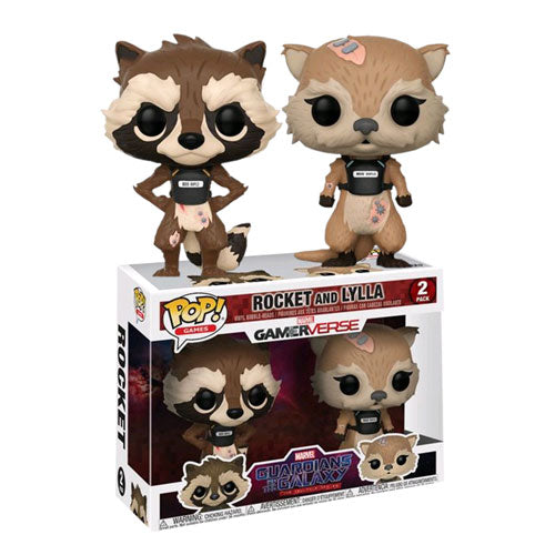 Guardians of Galaxy Telltale Series Rocket & Lylla Pop 2Pk