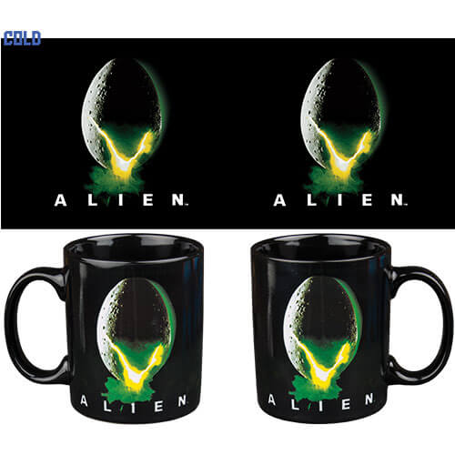 Alien Egg Logo Heat Change Mug