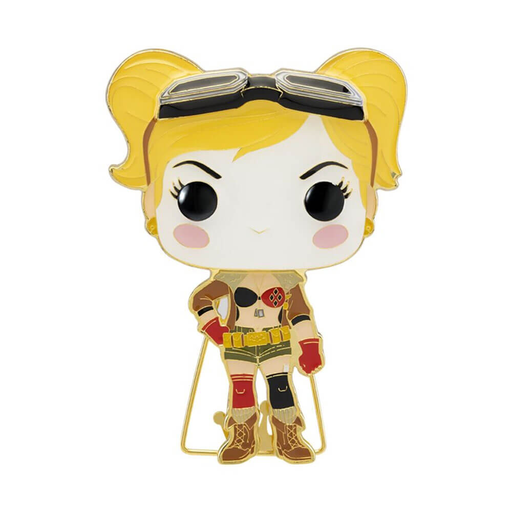 DC Bombshells Harley Quinn 4" Pop! Enamel Pin