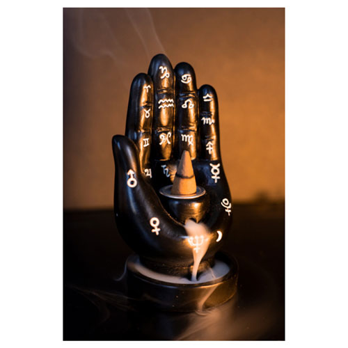 Hamsa Hand Backflow Incense Burner