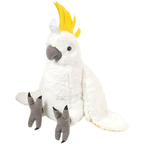 Cockatoo Crested Stuffed Animal 12"