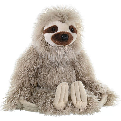 Wild Republic Three toed Sloth Stuffed Animal 12"