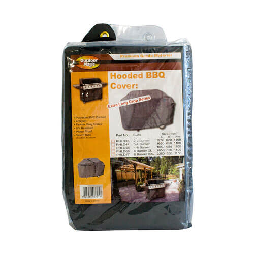 Outdoor Magic Long Drop Premium 6 Burner Hooded BBQ Cover