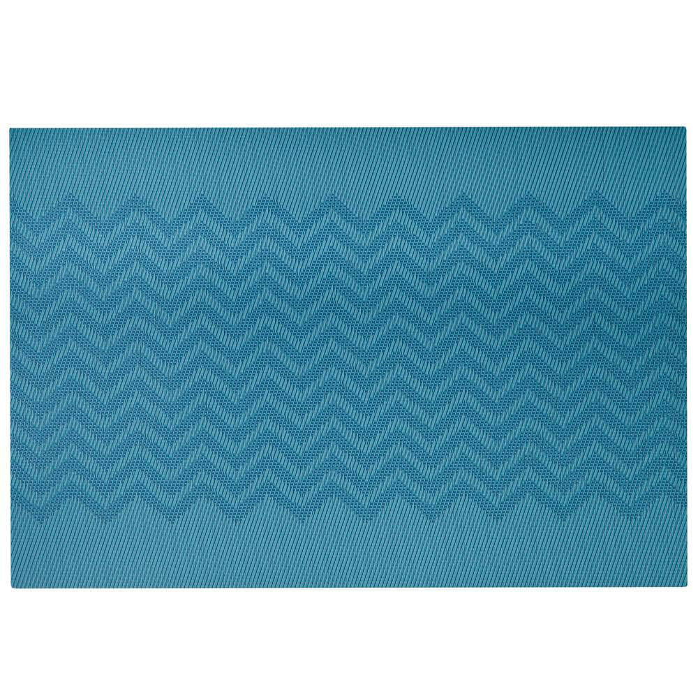 Wilkie Chevron Placemat 12pcs (Blue)