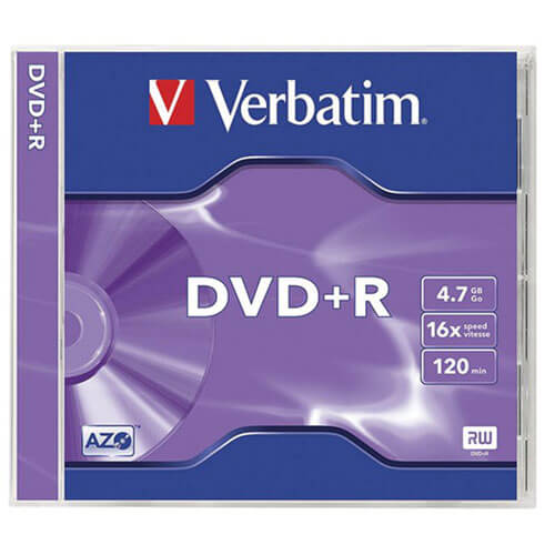Verbatim DataLifePlus Azo Disc with Case (4.7GB)