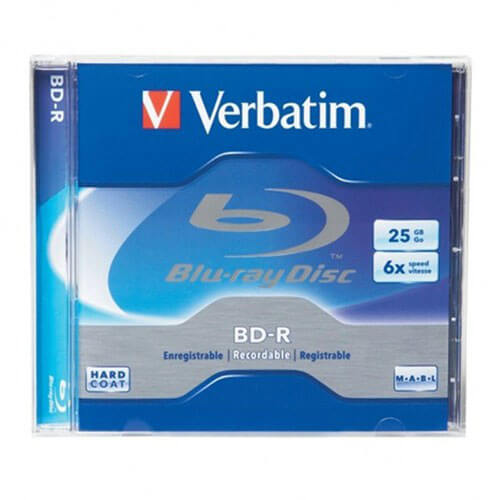 Verbatim Blu-Ray Disc with Case (25GB)