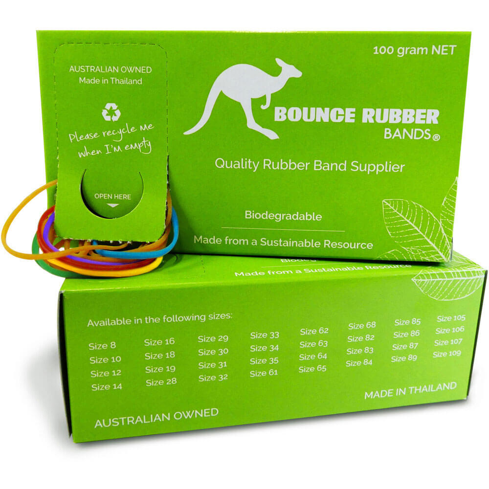 Bounce Rubber Bands 100g (Assorted Size)