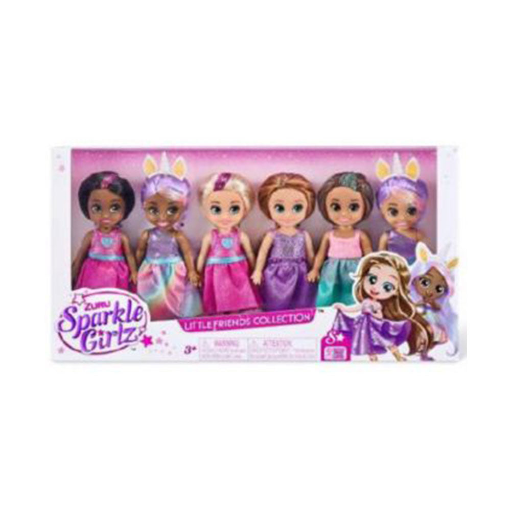 Sparkle Girlz Princess Dolls (Pack of 6)
