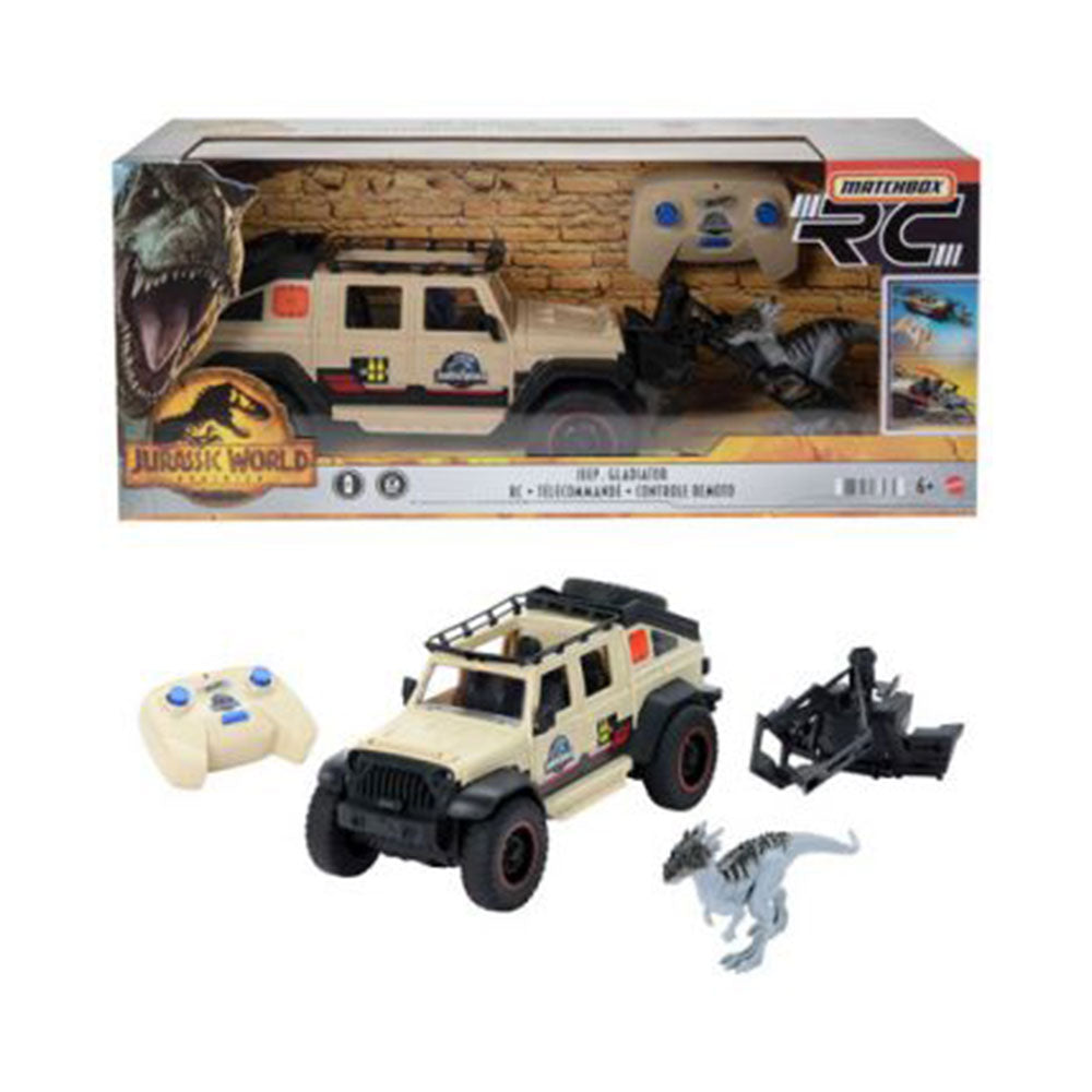 Matchbox Jurassic World Remote Control Jeep Gladiator