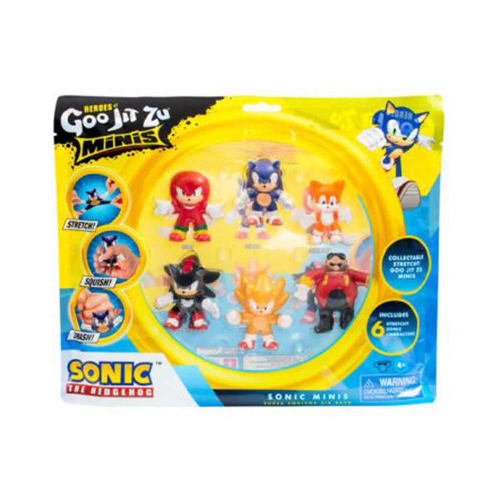 Heroes of Goo Jit Zu Sonic Minis Mega Figure (Pack of 6)