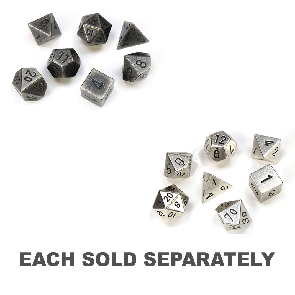 Metal Chessex Polyhedral 7-Die Set