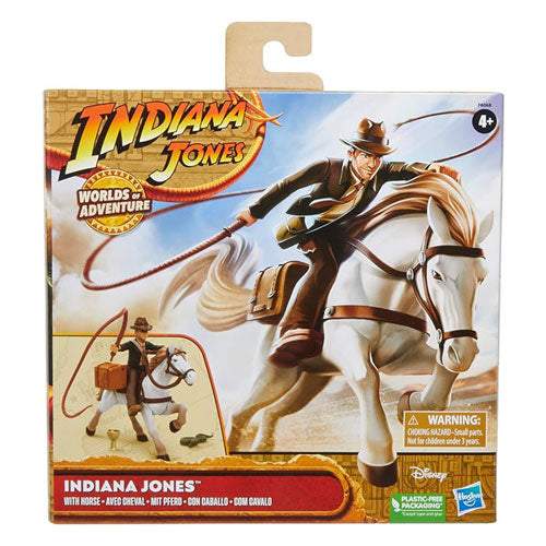 Hasbro Worlds of Adventure Indiana Jones with Horse Figure