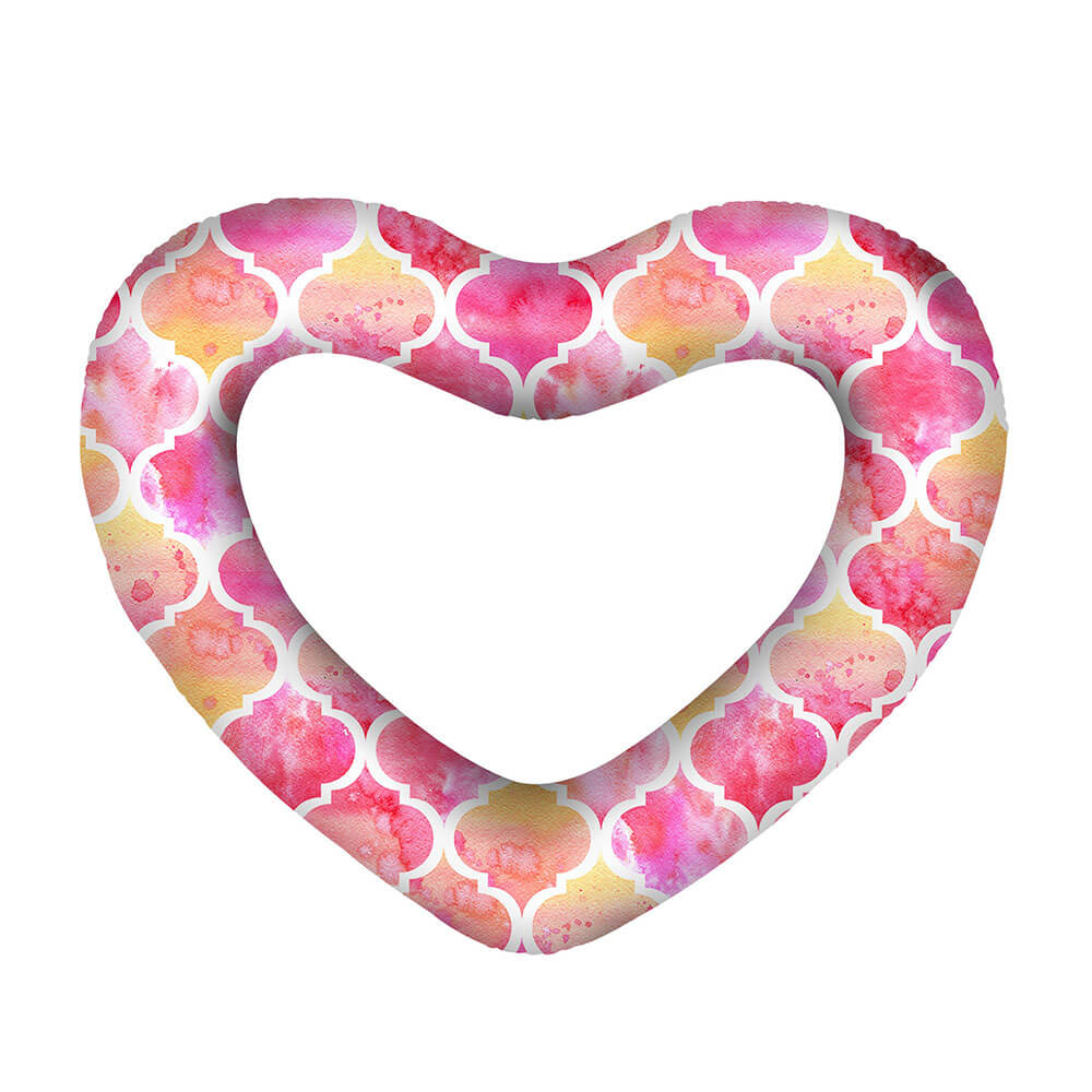 Giant Heart Swim Ring (Deflated:160x135cm)