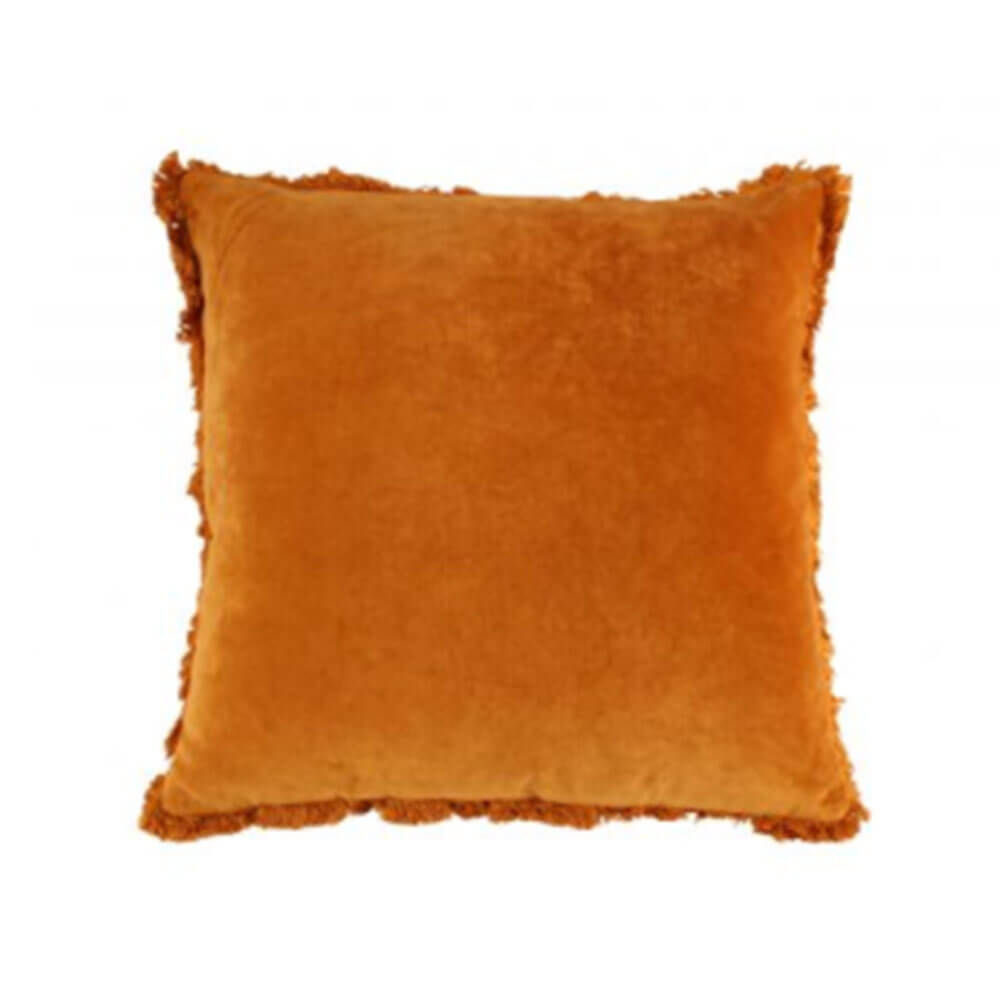 Maci Velvet Ruffle Edge Cushion (50x50x4cm)