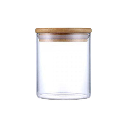 Storage Canister with Bamboo Lid