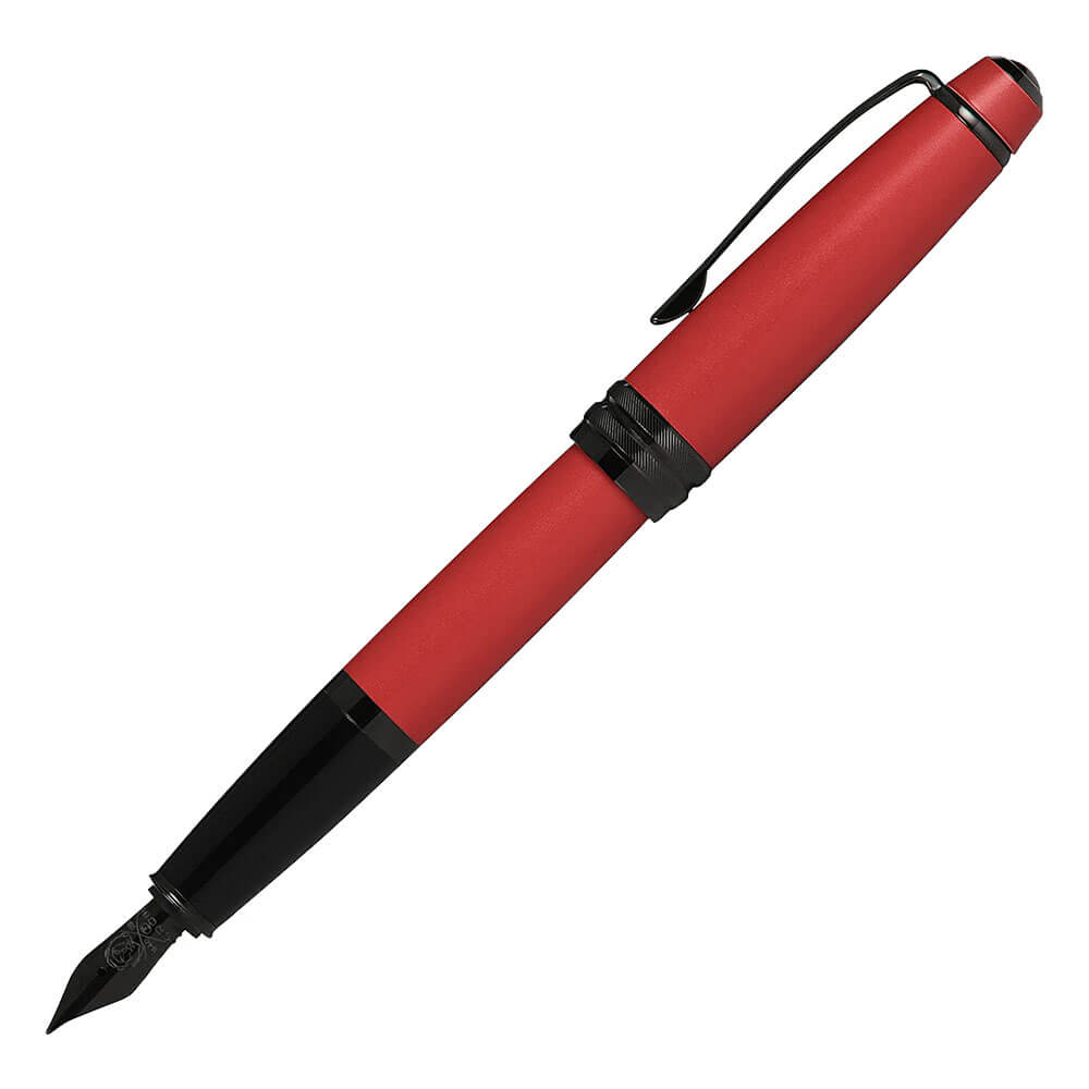 Cross Bailey Fountain Pen w/ Black Nib (Matte Red)