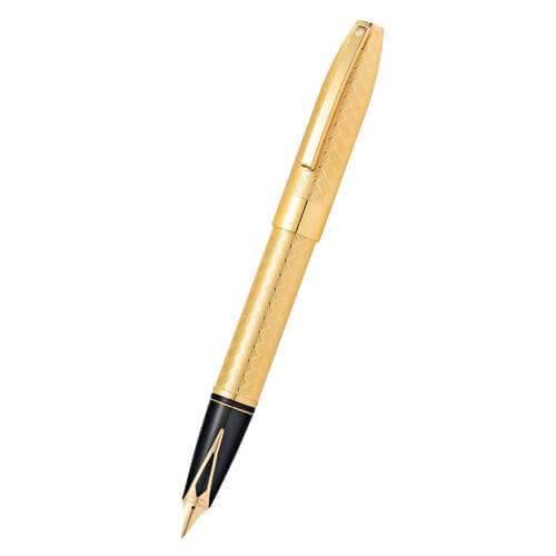Sheaffer Legacy 23k Gold Chevron Pattern Fountain Pen