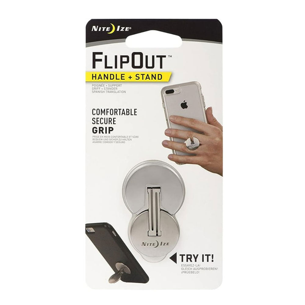 Nite Ize Flipout Handle and Stand (Stainless Steel)
