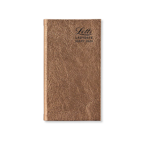 Letts 2024 Ladydate Pocket WTV Diary (Rose Gold)