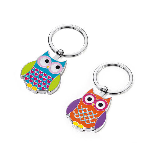 Troika Owl Keyring Multicolored