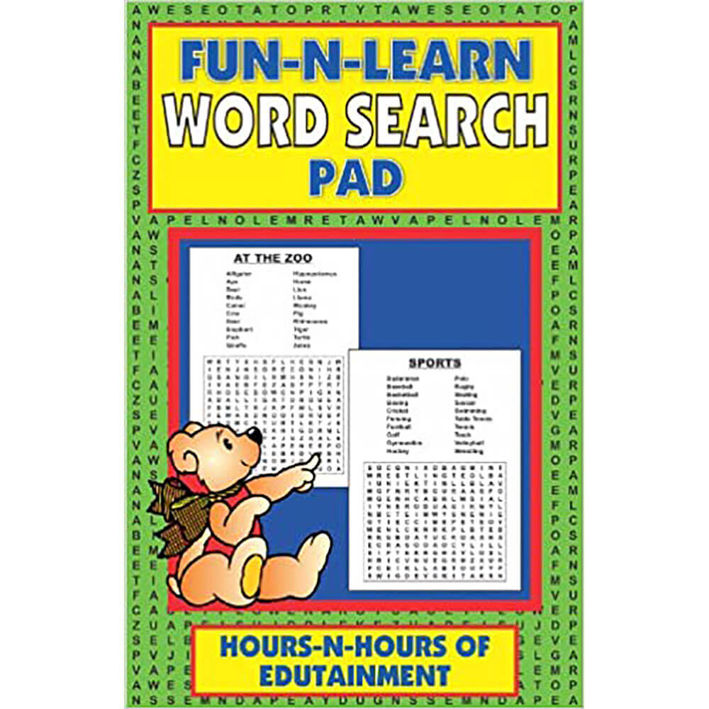 Fun-n-Learn Word Search Pad (Paperback)