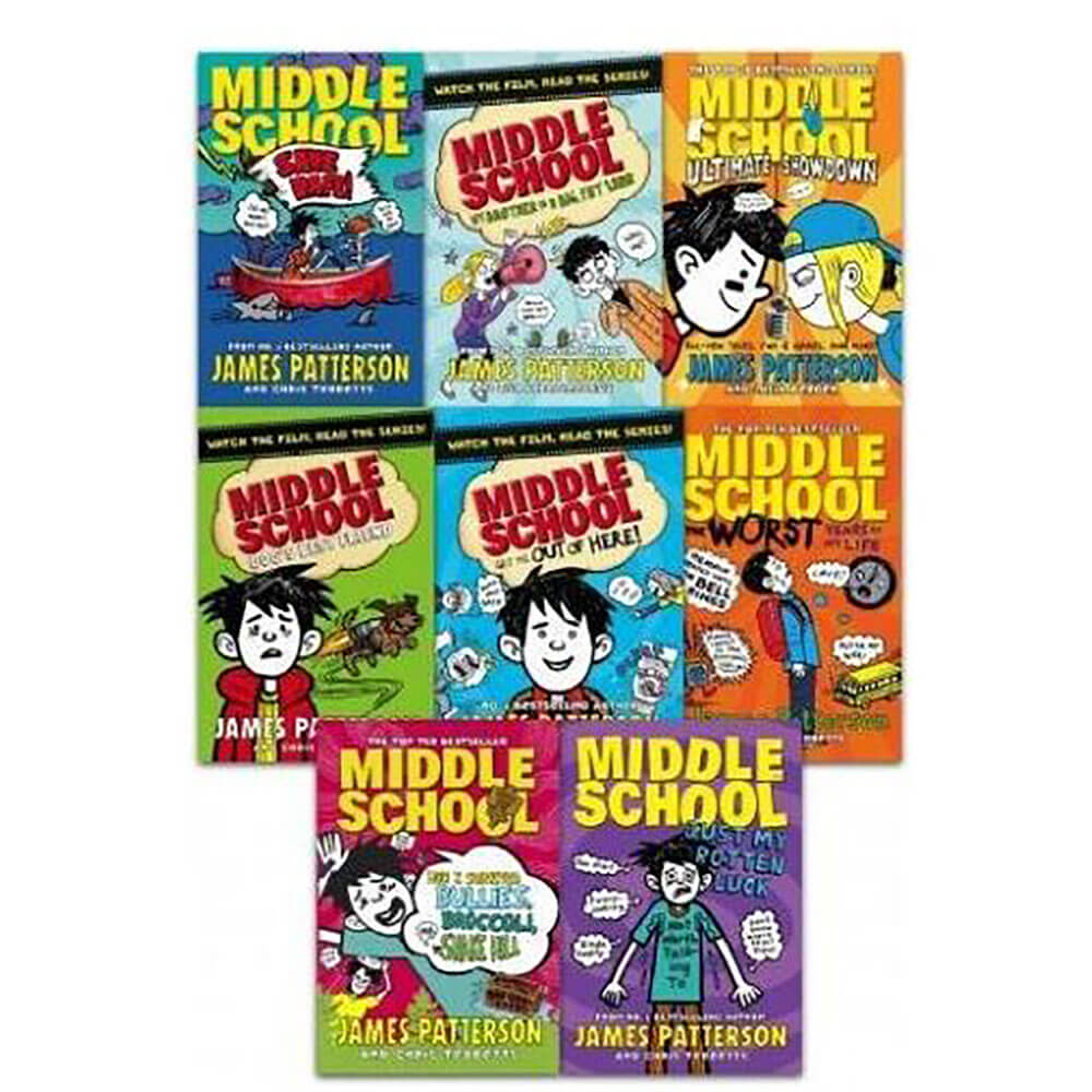 Middle School 7 Books Collection Set