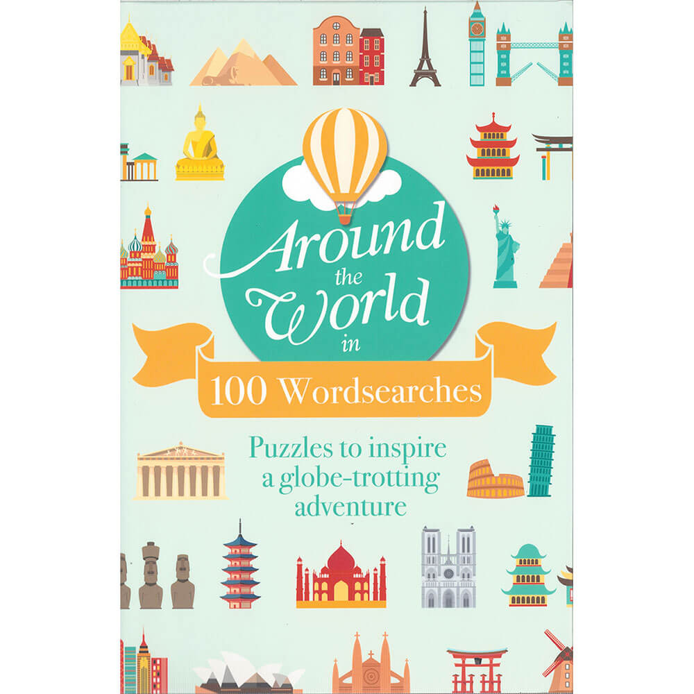 Around the World in 100 Word Searches Book