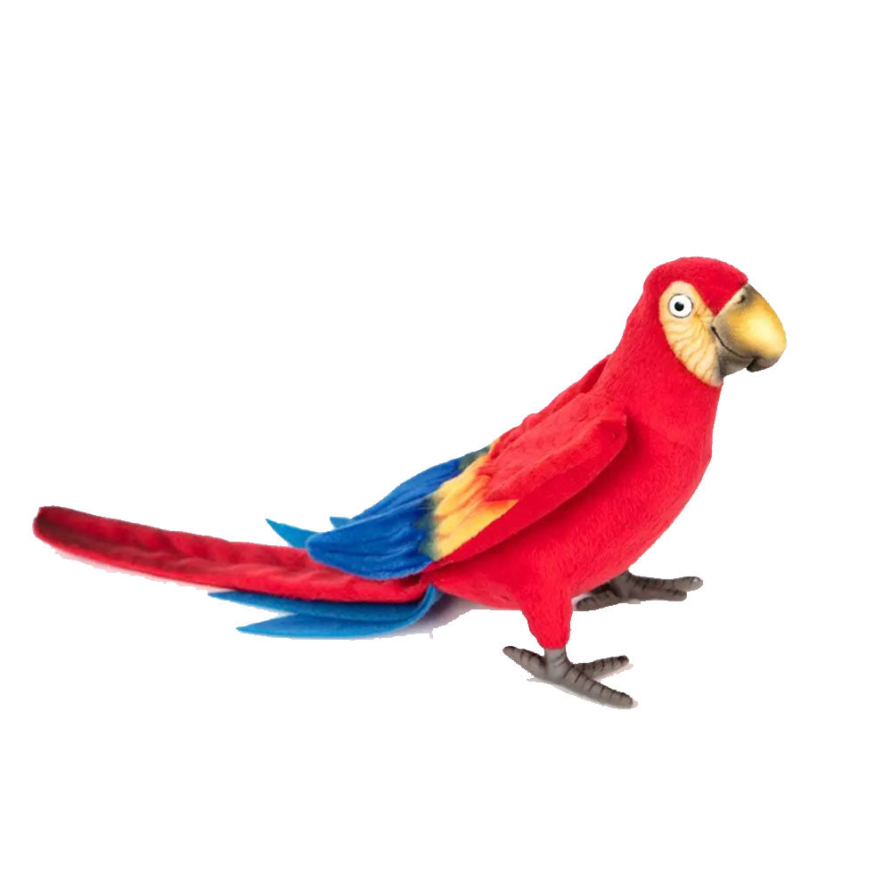Realistic Macaw Bird Plush Toy 40cm (Scarlet)