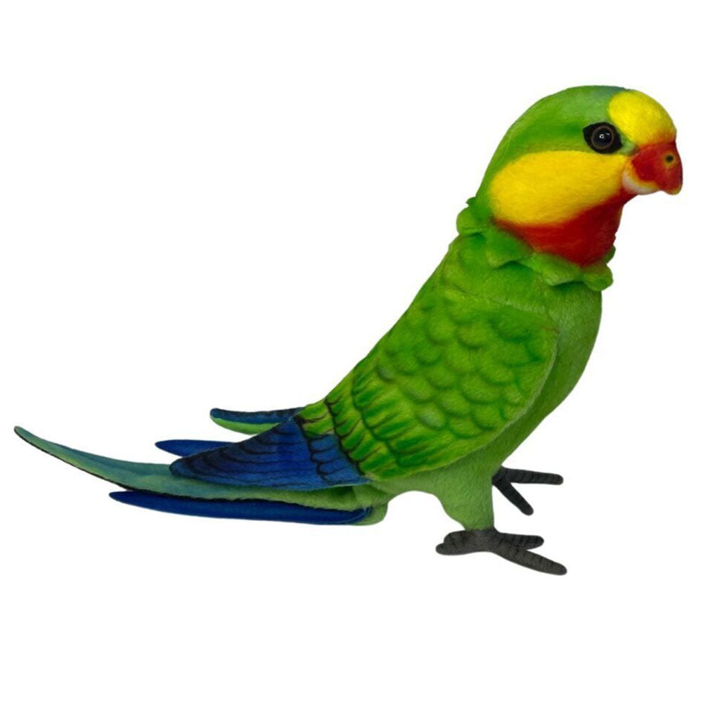 Poseable Superb Parrot Plush Toy 30cm