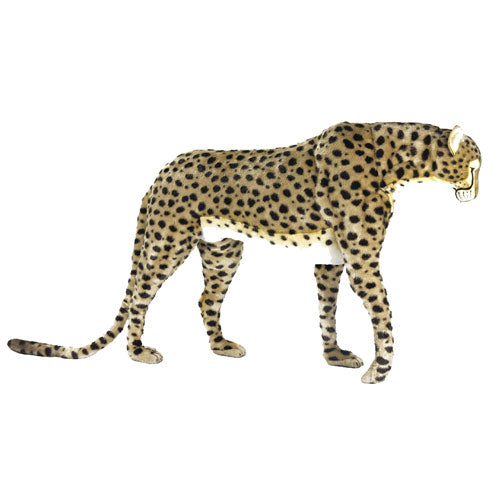 Standing Jacquard Cheetah Plush Toy 125cm